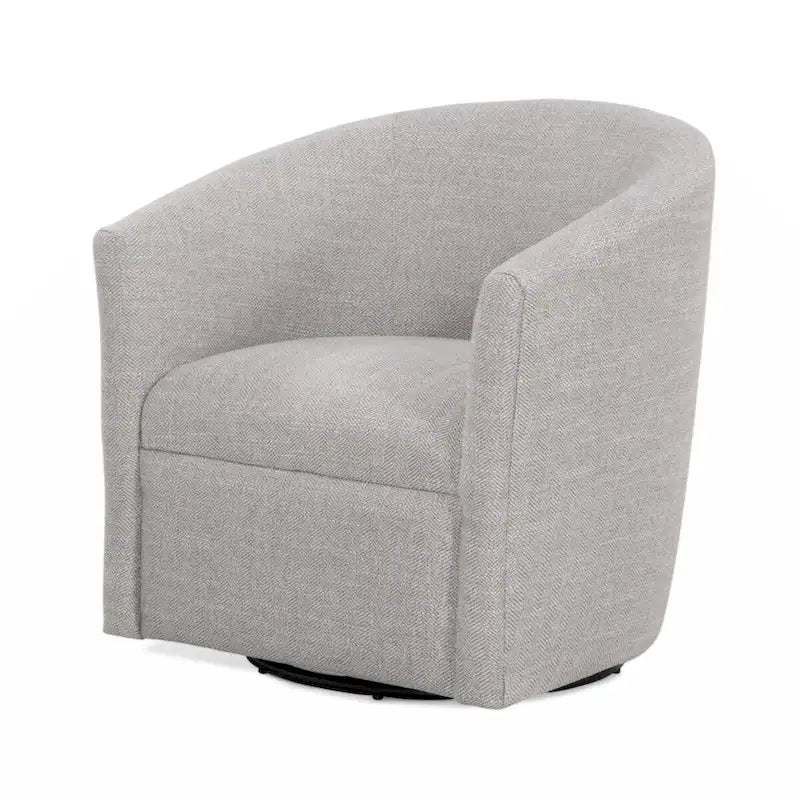 Fauteuil d'appoint pivotant en polyester, confortable pour le salon