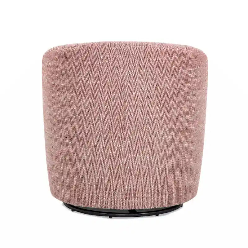 Fauteuil d'appoint pivotant en polyester, confortable pour le salon