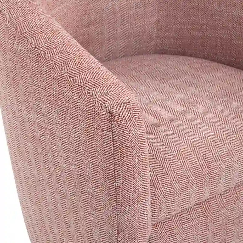 Fauteuil d'appoint pivotant en polyester, confortable pour le salon