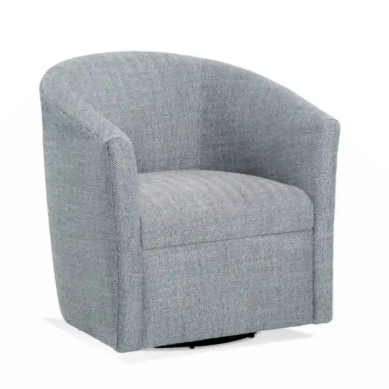 Fauteuil d'appoint pivotant en polyester, confortable pour le salon