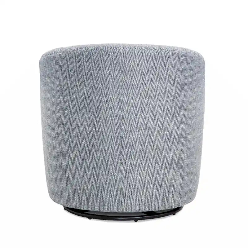 Fauteuil d'appoint pivotant en polyester, confortable pour le salon