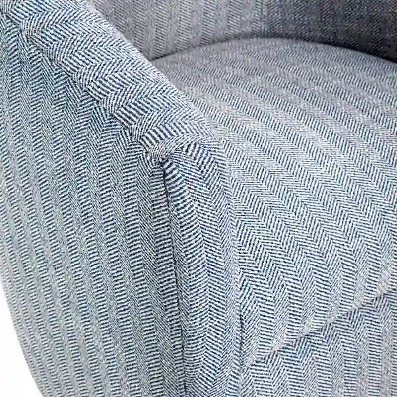 Fauteuil d'appoint pivotant en polyester, confortable pour le salon