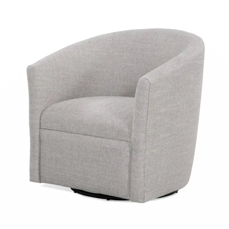 Fauteuil d'appoint pivotant en polyester, confortable pour le salon