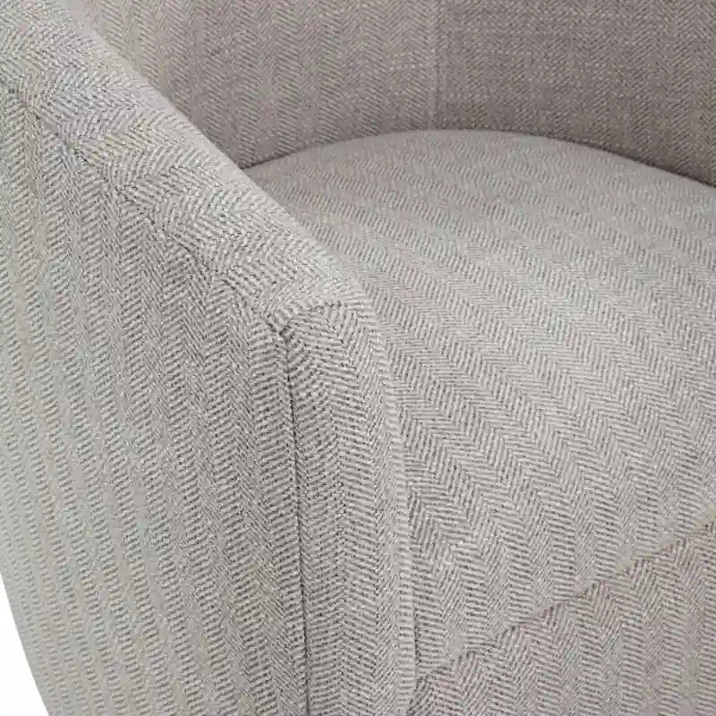 Fauteuil d'appoint pivotant en polyester, confortable pour le salon