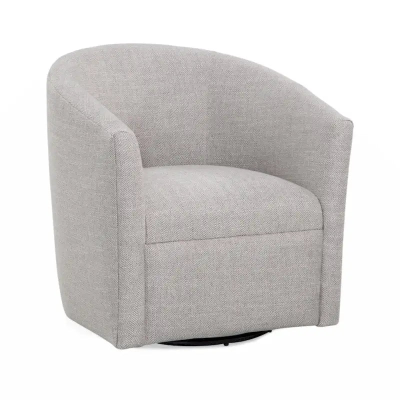 Fauteuil d'appoint pivotant en polyester, confortable pour le salon