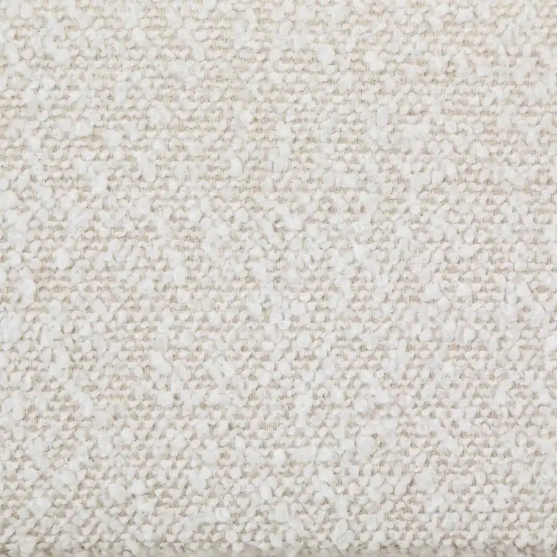 Fauteuil en bouclette à dossier ouvert et piètement à trois pieds, blanc, chocolat, noir