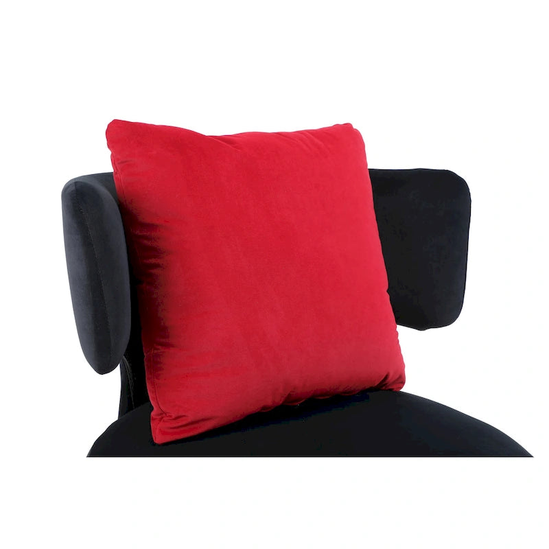 Fauteuil pivotant rembourré avec base en métal doré et dossier enveloppant